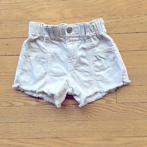 Zara Girls Size 7 Bone/Light Cream White.  Like New!